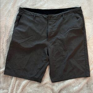 Volcom Men's Flat-Front Black Shorts